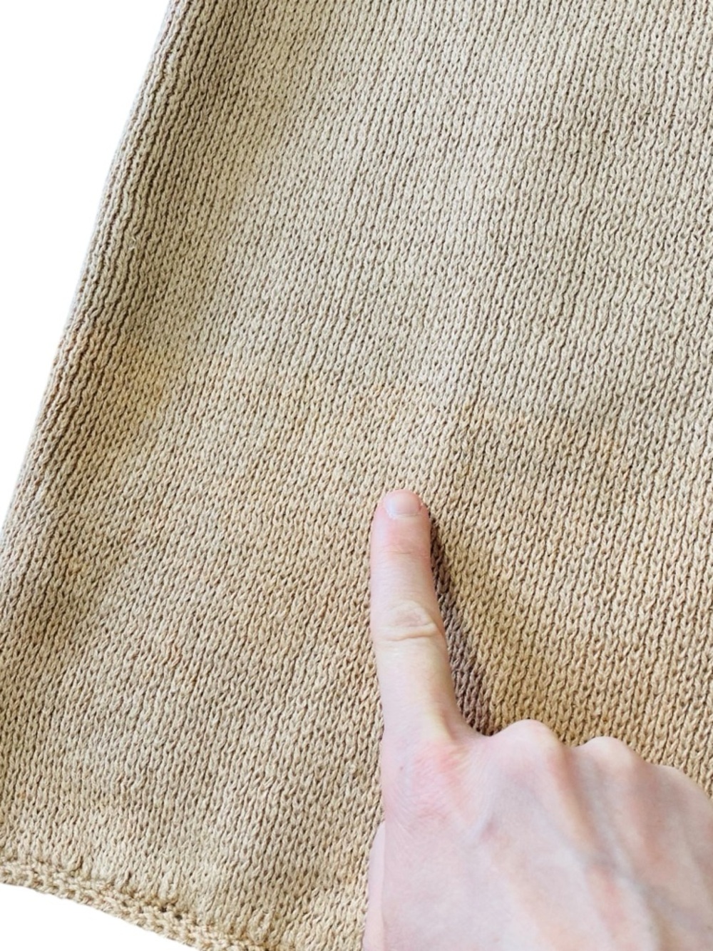 VINTAGE CABIN CREEK Leather & Crochet Vest - Picture 6 of 7